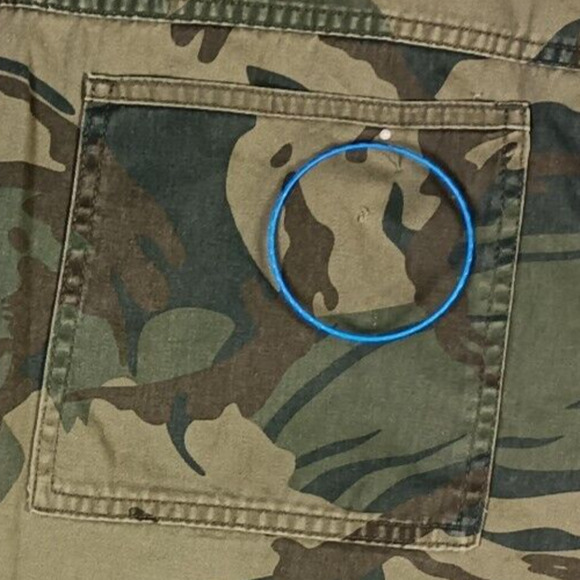 Camouflage Cargo Shorts Men Size 44 Big Tall Tactical Outdoor Grunge Woodland - Picture 10 of 12